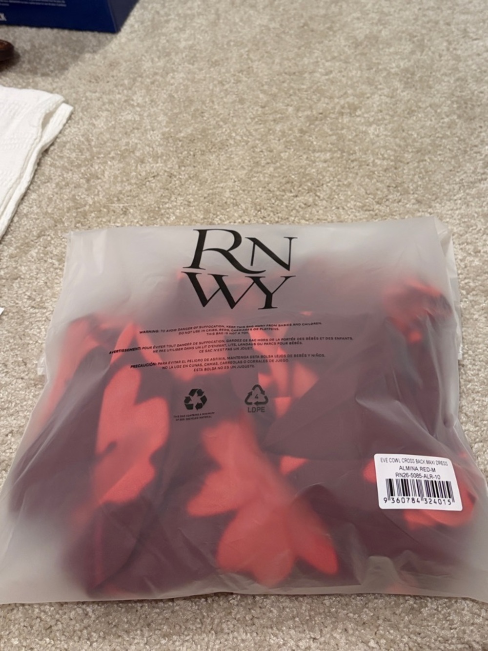 Runaway The Label Eve Cowl Cross Back Maxi Dress - Picture 5 of 6
